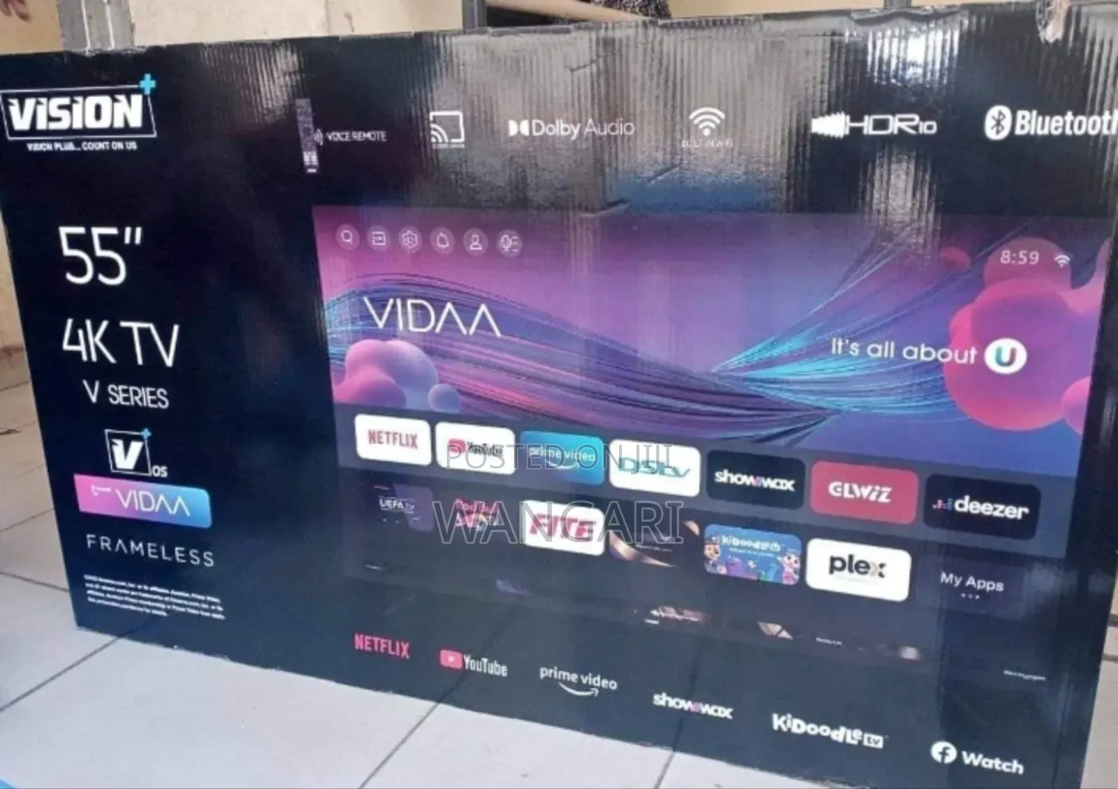 Youtube Netflix Vision 55 Inch 4 K Television v Series