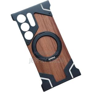 Samsung Magnetic Wood-Armor Casegalaxy S24 Ultra – Black Edition - thumbnail 2