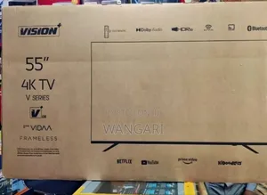 Frameless Vision 55 Inch 4 K Television v Series