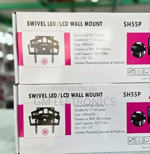Original Swivel Tv(22"-65") Wall Mount for Led, Lcd, 3d Plasma Tvs.