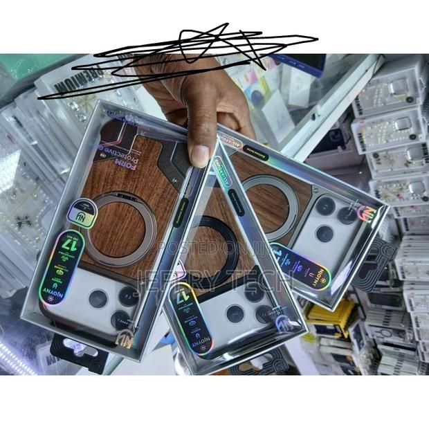 Magnetic Wood-Armor Case ( iPhone 17 Pro Maxtitanium Finish Edition - thumbnail 3