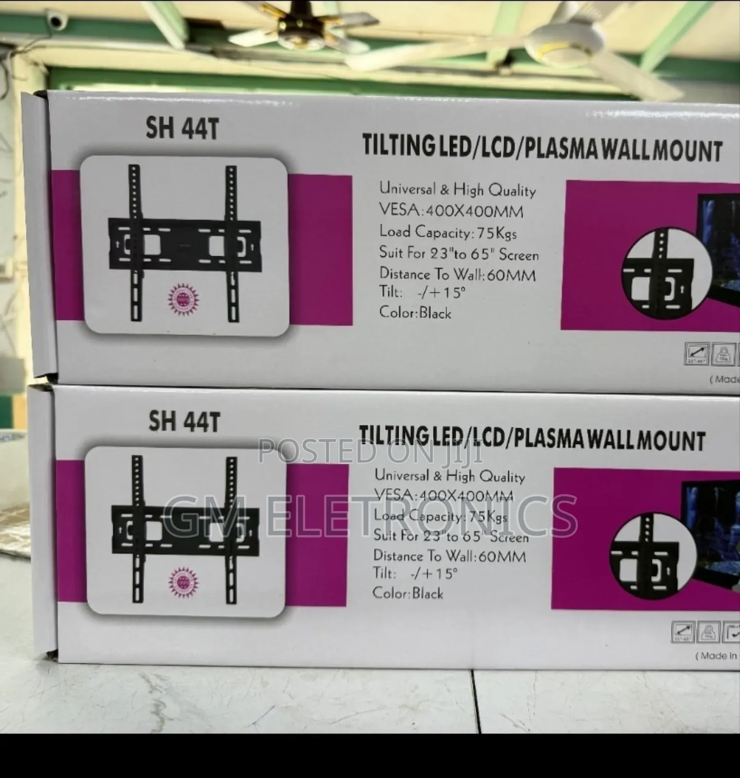 Original Tilting Tv( 23"-65")Wall Mount for Led, Lcd,3d Plasma Tvs.