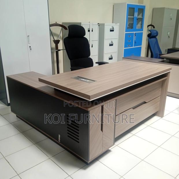 Office Desk; 180cm Executive Advanced Modern L Shaped Desks - thumbnail 6