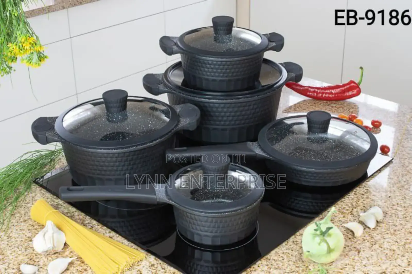 *Edenburg 10pc Cookware