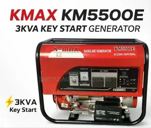 Kmax Km5500e Petrol Engine Keystart 3kva Italian Generator