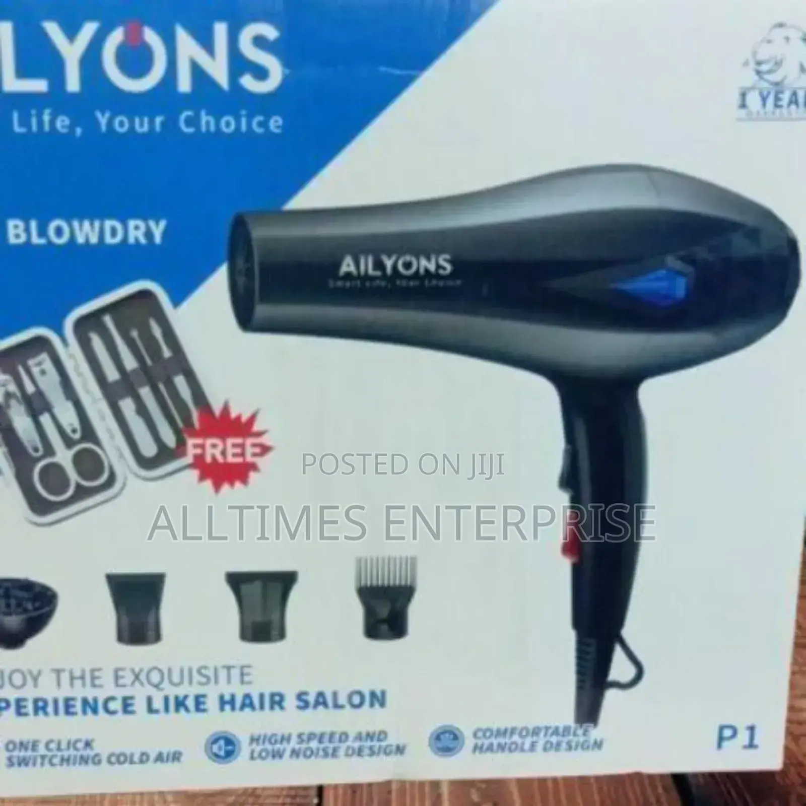 Ailyons Blowdry /Hairdryer With Accessories