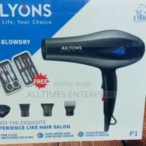 Ailyons Blowdry /Hairdryer With Accessories