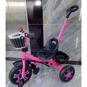 Kids Tricyles With a Pusher Pink - thumbnail 2