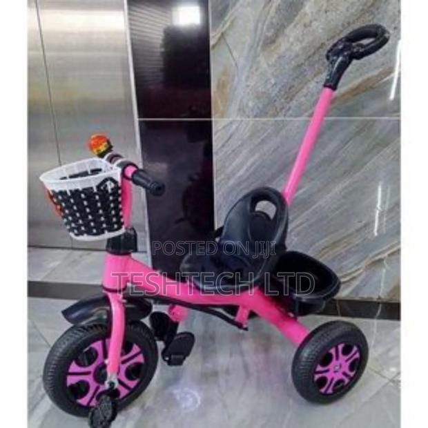 Kids Tricyles With a Pusher Pink