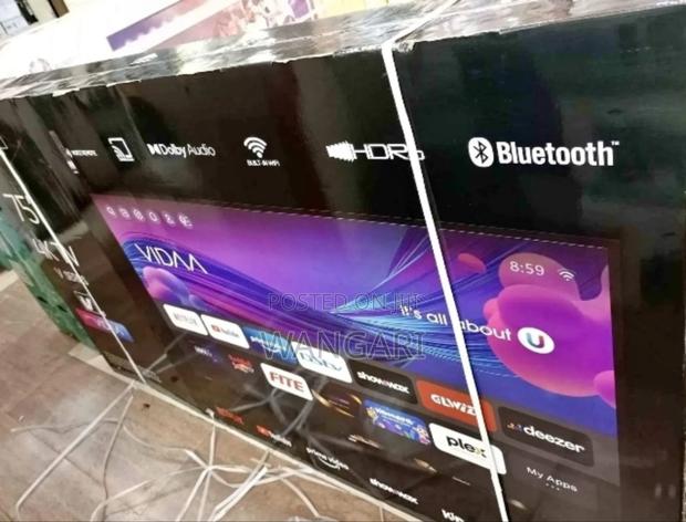 Restocked Vision 75 Inch 4 K Television v Series - thumbnail 2