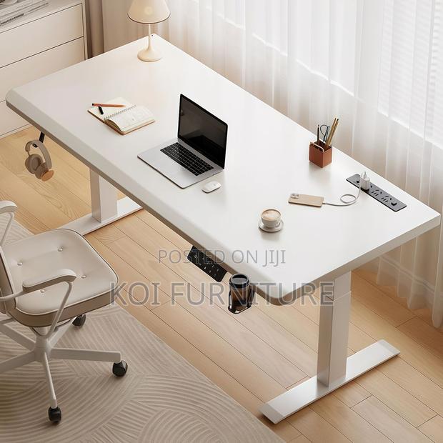 Office Desk; 1400mm Height Adjustable Gaming Electric Desk