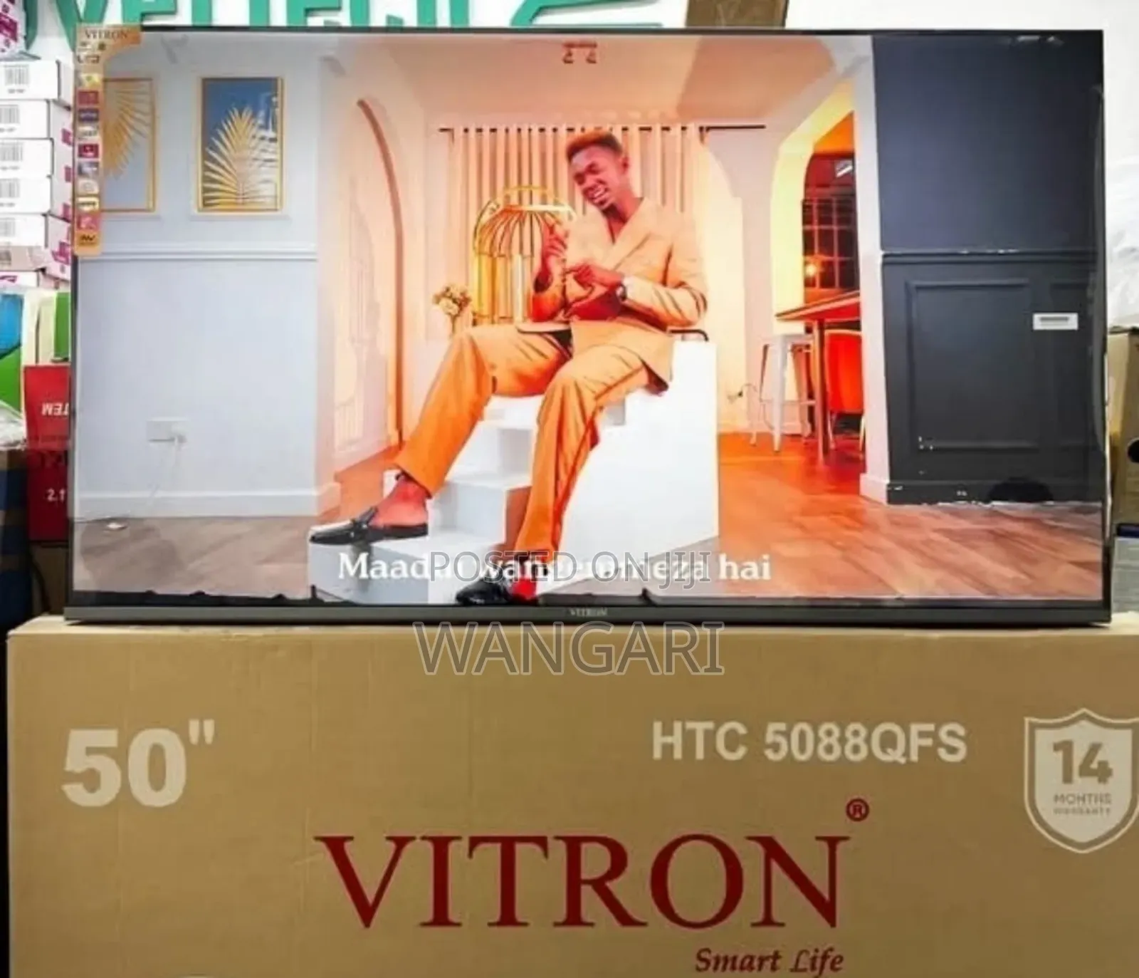 Bluetooth Enabled Qled 50 Inch Vitron Television F