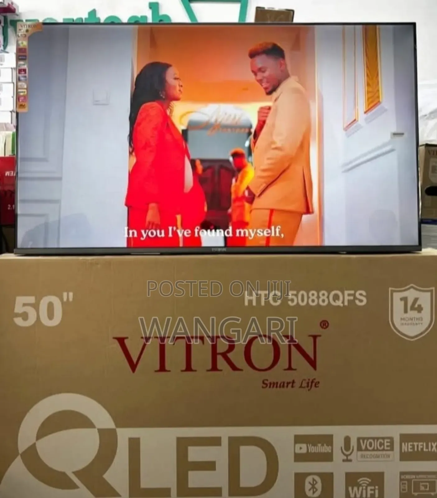 Pre Installed Apps Qled 50 Inch Vitron Television