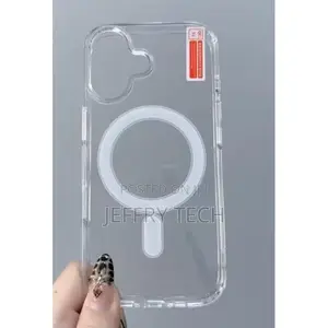 Transparent Back Case With Mag Save for iPhone 17