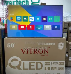 14 Months Warranty Vitron 50 Inch Qled Television
