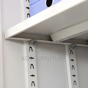 Office Cabinet; Storage Modern Cabinet With 4 Adjustable Shelves