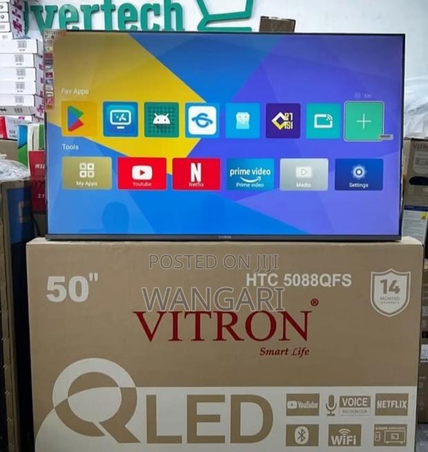 Wifi Enabled Qled 50 Inch Vitron Television