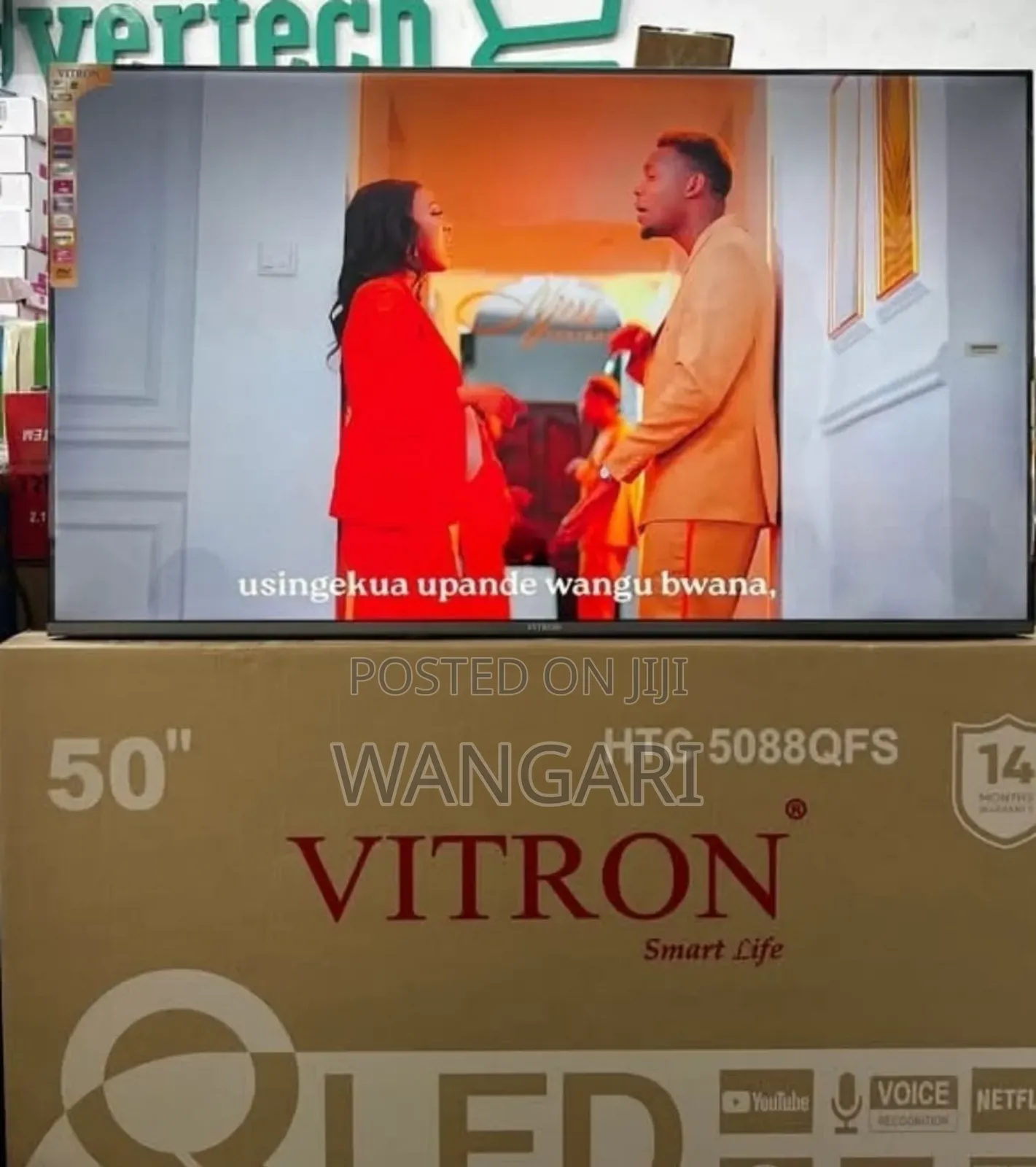 Usb Hdmi Qled 50 Inch Vitron Television