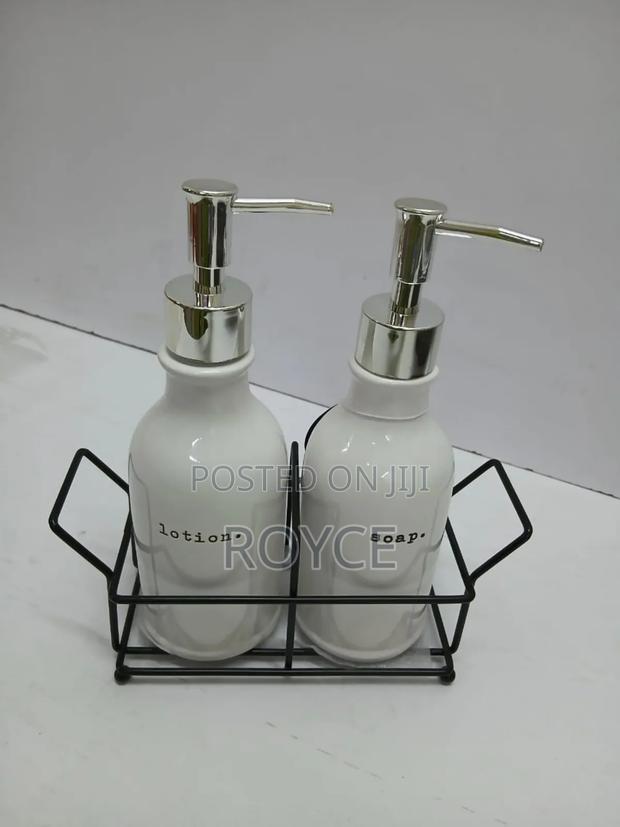 Soap & Lotion Dispenser With Stand - thumbnail 3