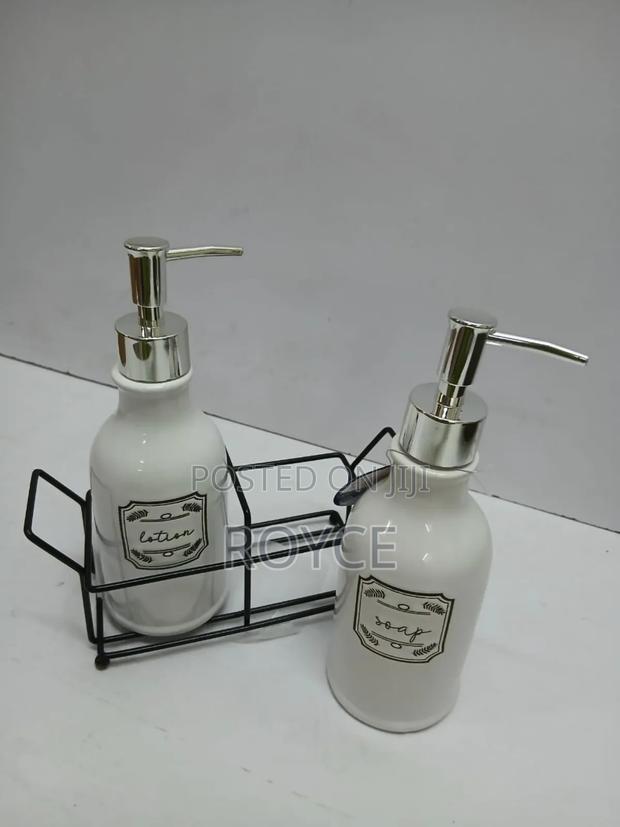 Soap & Lotion Dispenser With Stand - thumbnail 2