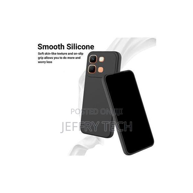 Soft Back Cover Compatible With Infinix Note Edge 5g - Silicone Blacks - main view