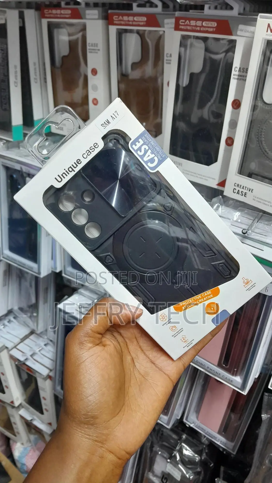 Lowee Samsung Galaxy A17 5g Ring Kickstand Case W/ Camera Cover