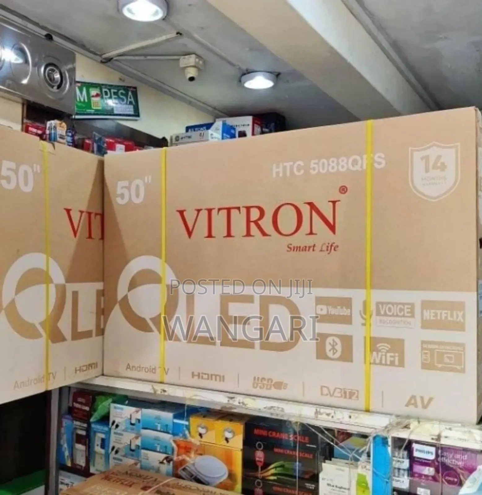 Usb Port Qled 50 Inch Vitron Television