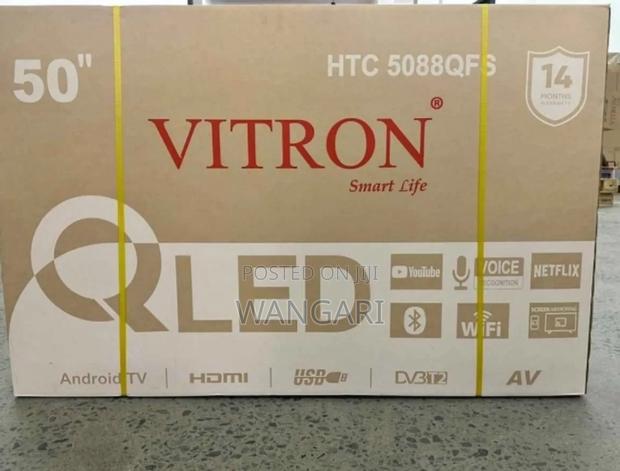 Wifi Enabled Bluetooth Qled 50 Inch Vitron Television - thumbnail 2