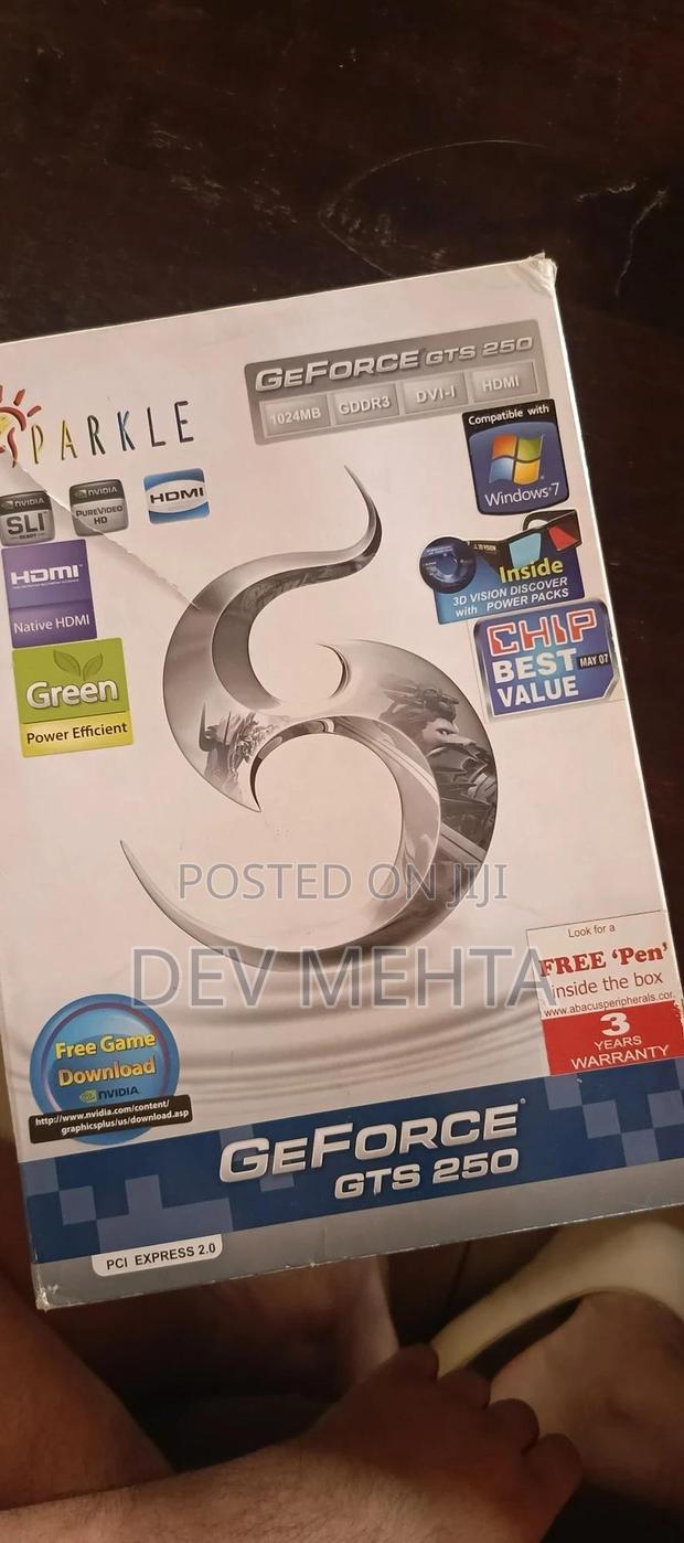 Very Clean Nvidia GTS 250 1gb - thumbnail 2