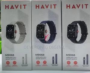 Havit M9068 Amoled Wireless Call Smart Watch *With Extra Watch Straps