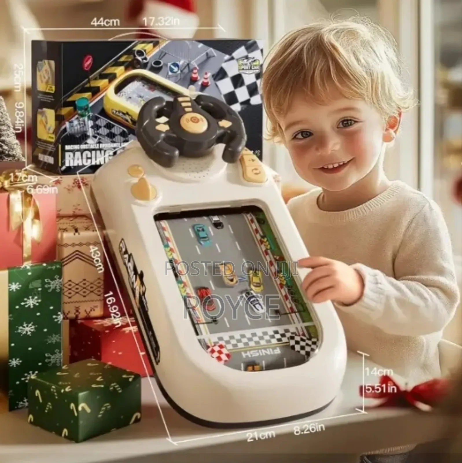 Musical Steering Wheel Racing Car Toy