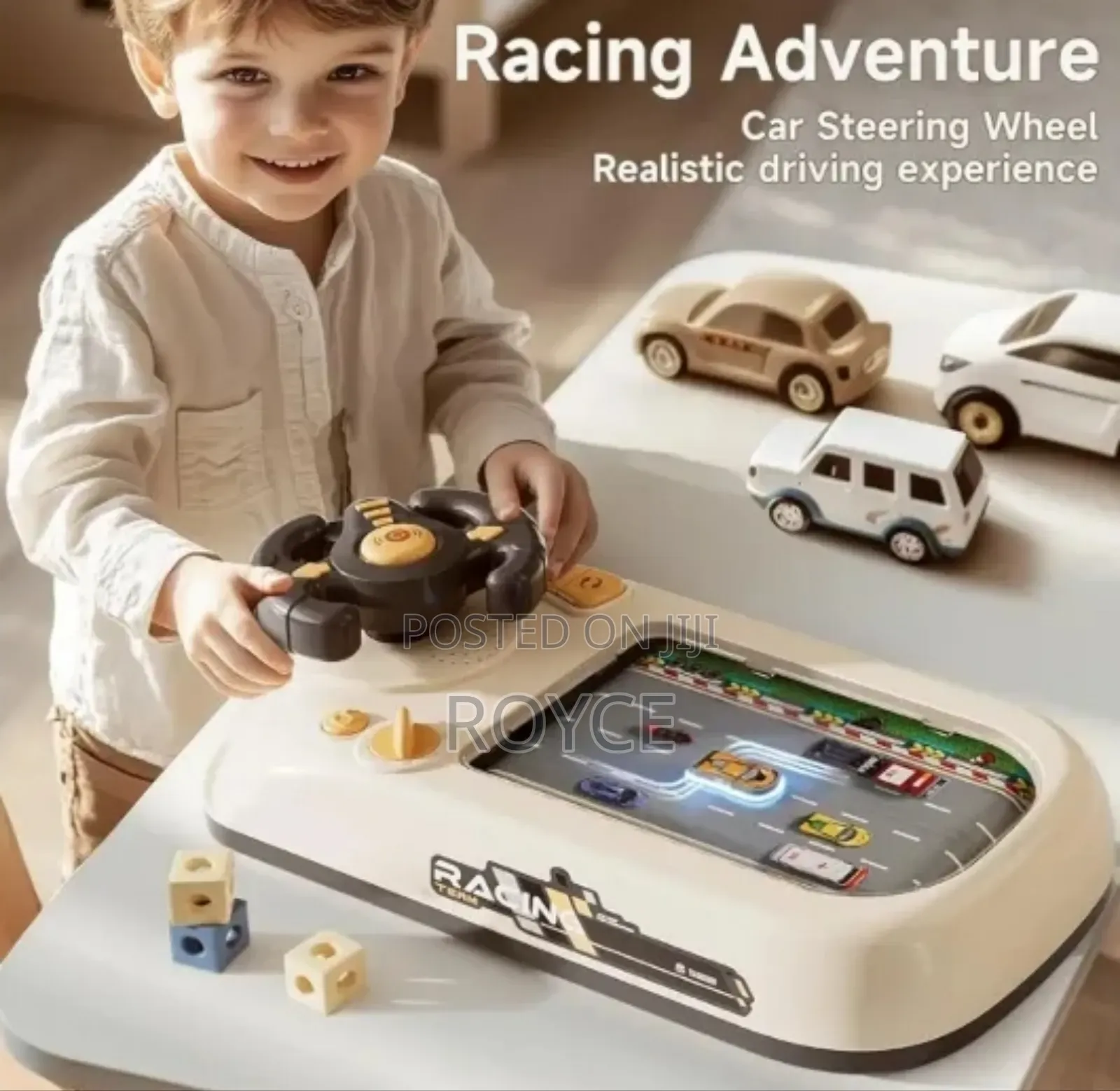 Musical Steering Wheel Racing Car Toy