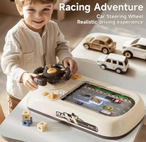 Musical Steering Wheel Racing Car Toy - thumbnail 5