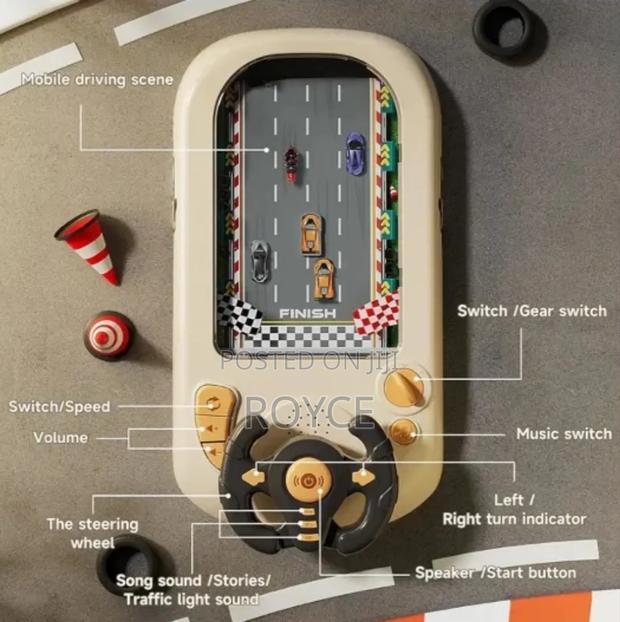Musical Steering Wheel Racing Car Toy - thumbnail 6