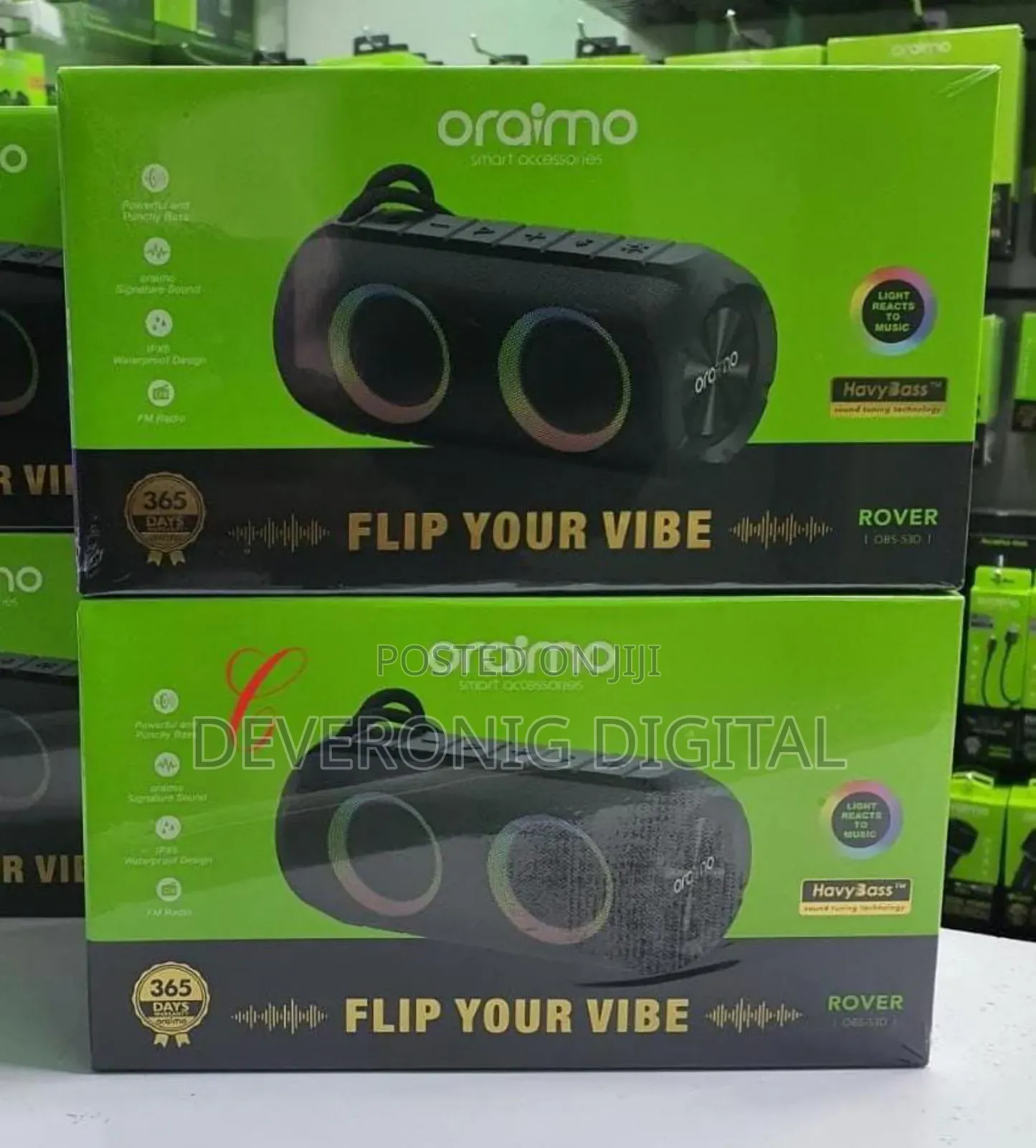Oraimo Rover Obs-53d Flip Your Vibe Speakers