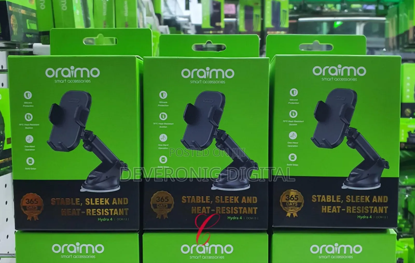 Oraimo *Hydra 4* Ocm-13 Car Mount Phone Holder