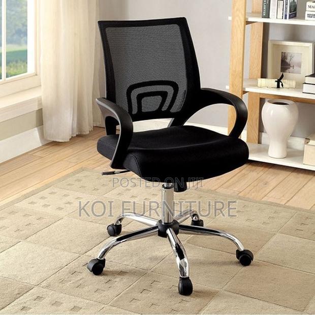 Office Chair; Fabric Clerical Mesh Office Swivel Study Chair