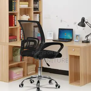 Office Chair; Fabric Clerical Mesh Office Swivel Study Chair