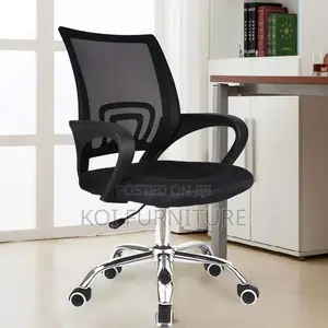 Office Chair; Fabric Clerical Mesh Office Swivel Study Chair