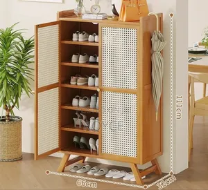 Wooden Bamboo Shoe Rack