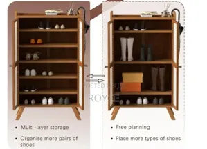 Wooden Bamboo Shoe Rack