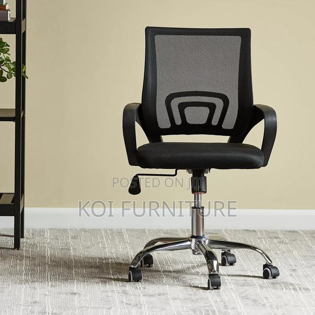 Office Chairs; Clerical Mesh Fabric Breathable Office Seat - thumbnail 5