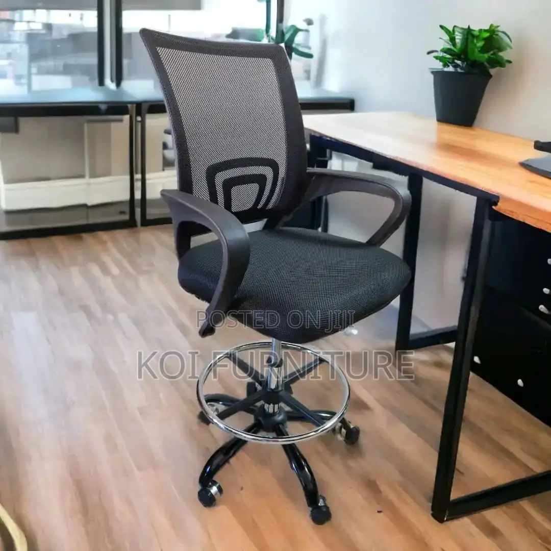 Office Chair; Mesh Long Adjustable Office Reception Chairs