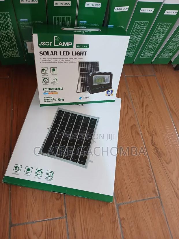 Jsot 100w Solar Flood Light – Energy Saving Outdoor Lamp - main view