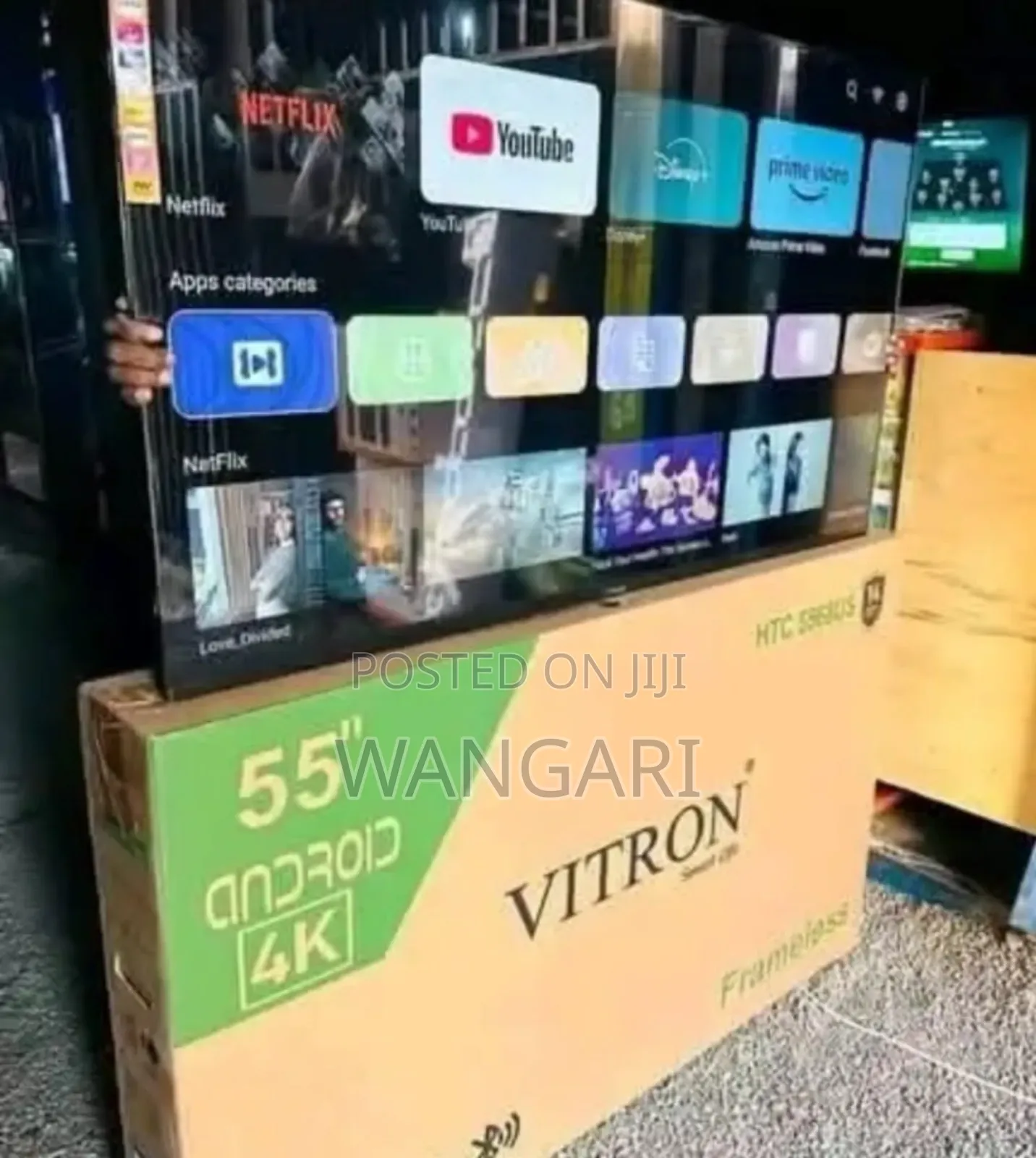 Remote Controlled 55 Inch Vitron Tv