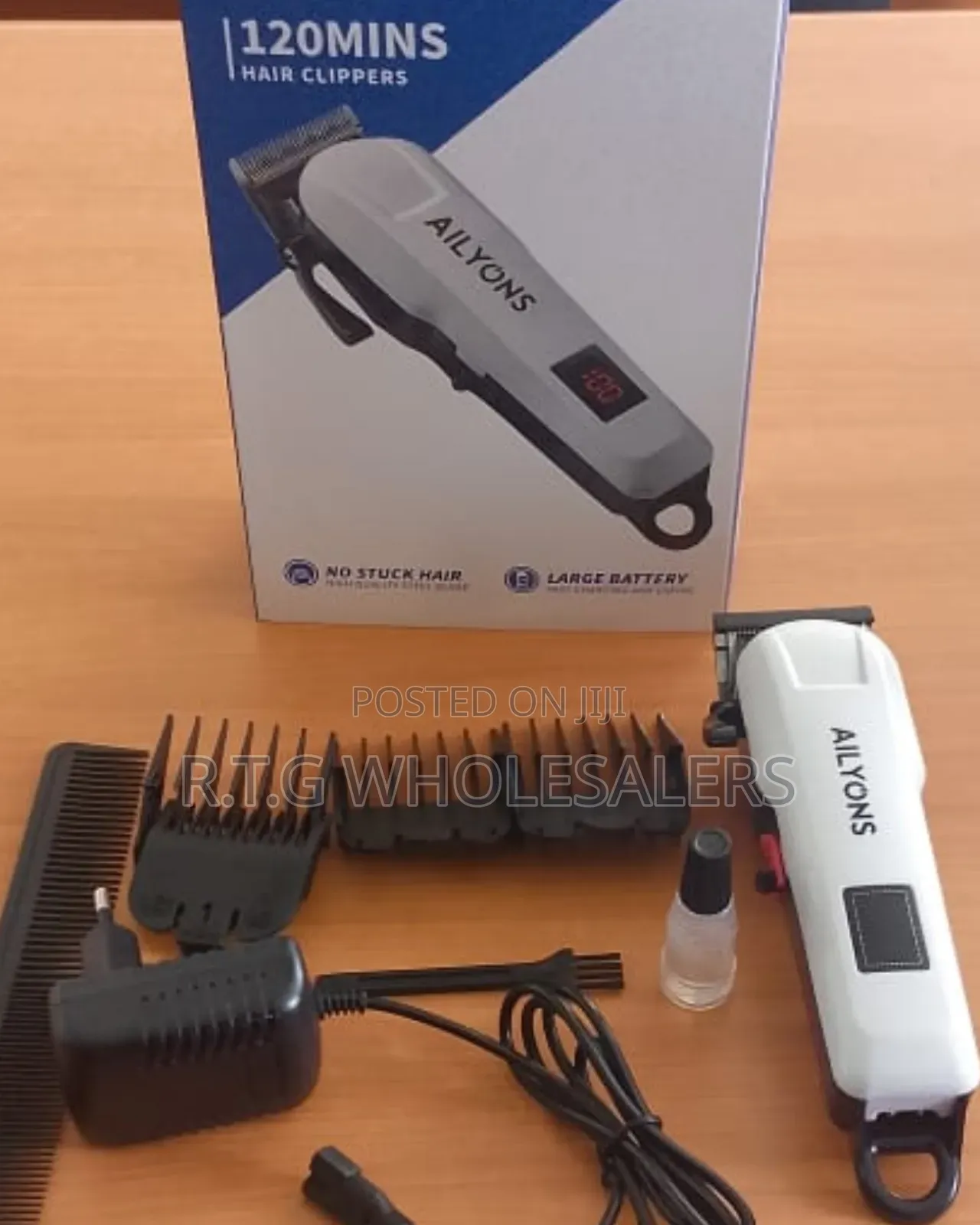 Ailyons Cordless Grooming Kit – Rechargeable Hair Clipper