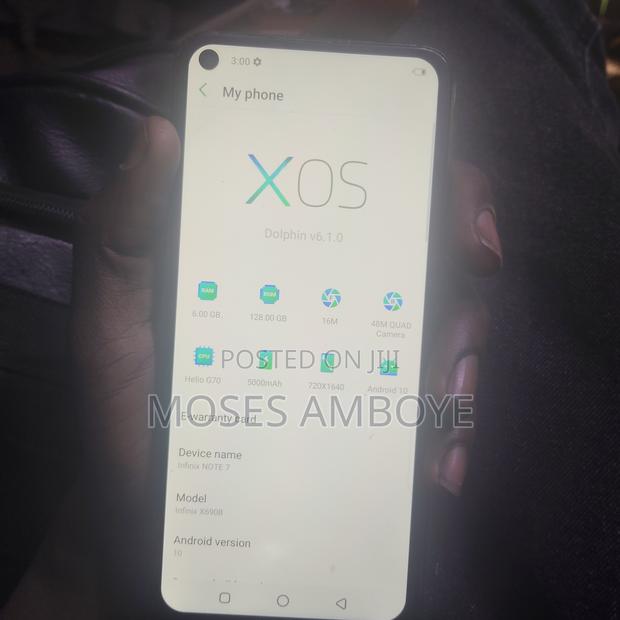 Infinix Note 7 128 GB Blue - main view