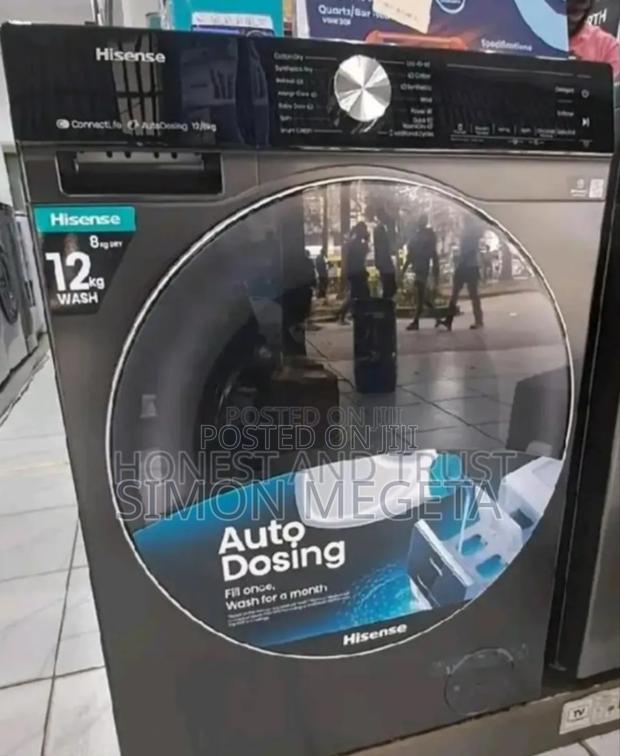 12kg Hisense Wash and Dry Washing Machine