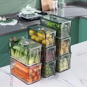 Acrylic Fridge Containers 3ltrs-Green