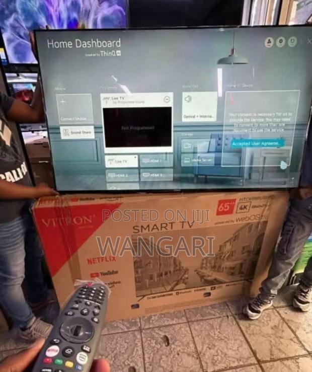Frameless Vitron 65 Inch Webos 4 K Television - thumbnail 2